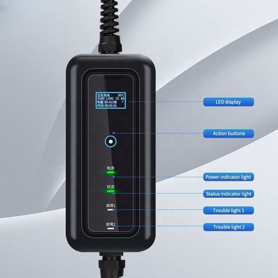 Σπίτι Τύπος 2 32A 7KW φορητός σταθμός φόρτισης EV με καλώδιο 5m και έξοδο 3,5KW